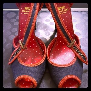 Moschino Cheap & Chic Peep Toe Heels